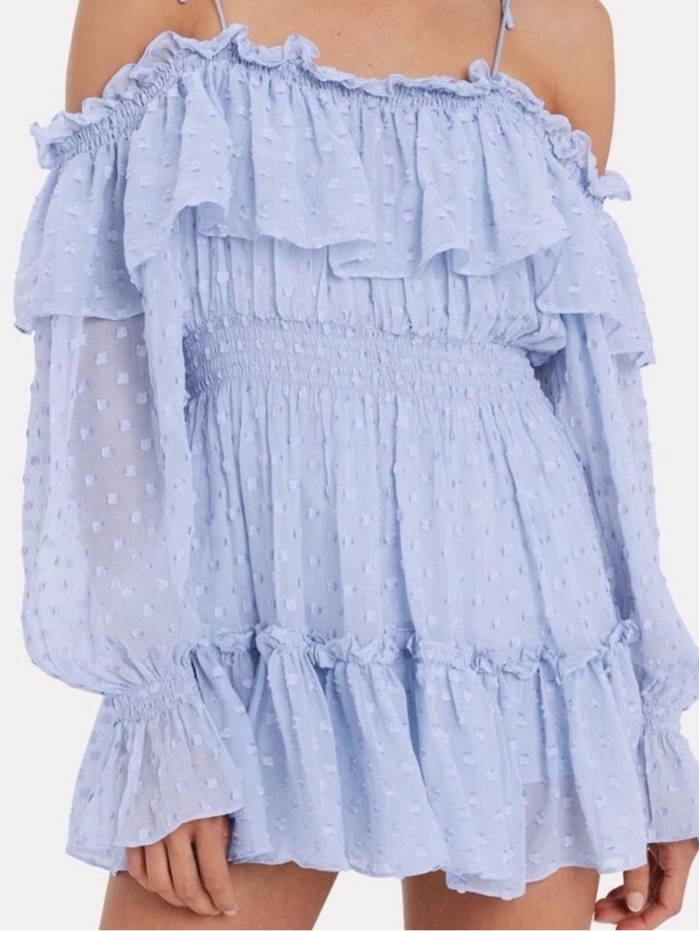 Alice McCall Wonders Fil Coupe Romper in Periwinkle